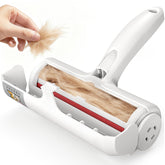 ORDORA Pet Hair Remover compact handle shows easy grip for fast furniture cleanup.