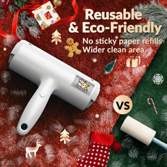 ORDORA self-cleaning container closeup demonstrates hands-free lint disposal for quick mess-free removal.