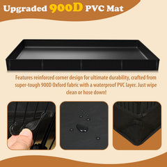 Orekemo waterproof floor mat protects surfaces and wipes clean easily.
