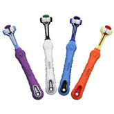 Orgrimmar three-sided pet toothbrush top view for easier at-home dental care
