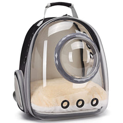 ORIZZP Bubble Cat Carrier Backpack with clear window for pet visibility during travel.