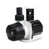 Orlushy DC-4000 Silent Swirl pump side view, highlighting quiet operation for reef tanks.