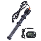 Orlushy submersible aquarium heater front view shows steady warming for tropical tanks.
