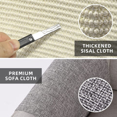 Oroonoko cat scratch couch protector furniture protection with natural sisal
