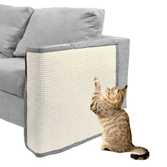 Oroonoko cat scratch couch protector natural sisal close-up shows durable eco friendly furniture protection
