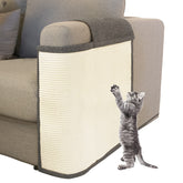 Oroonoko Cat Scratch Sofa Protector in dark grey left-hand protects your couch from scratches.