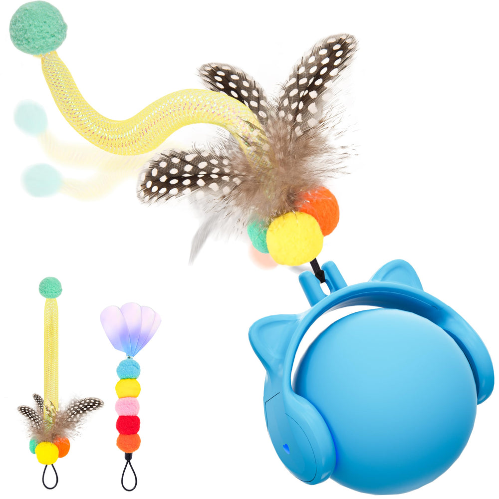 ORSDA interactive cat ball rolling to spark indoor play and exercise