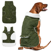 ORZECHKO dog winter coat windproof snow keeps dogs warm during windy, snowy walks.