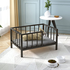 OSCHF dog bed with rails elevates comfort off cold floors