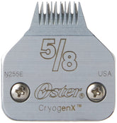 Oster Cryogen-X blade 5/8 closeup for precise pet grooming.