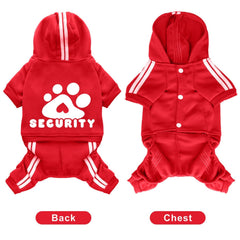 Otunrues dog hoodie snap-closure close-up for easy dressing