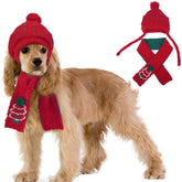 OUOBOB dog Santa hat for festive photos and cold walks.