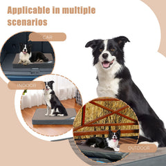 OUPEIWAWA egg crate foam provides balanced support and airflow for comfort.