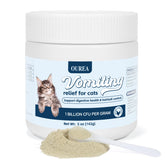 OUREA Cat Vomit Remedy bottle-front hints at post-meal digestive relief