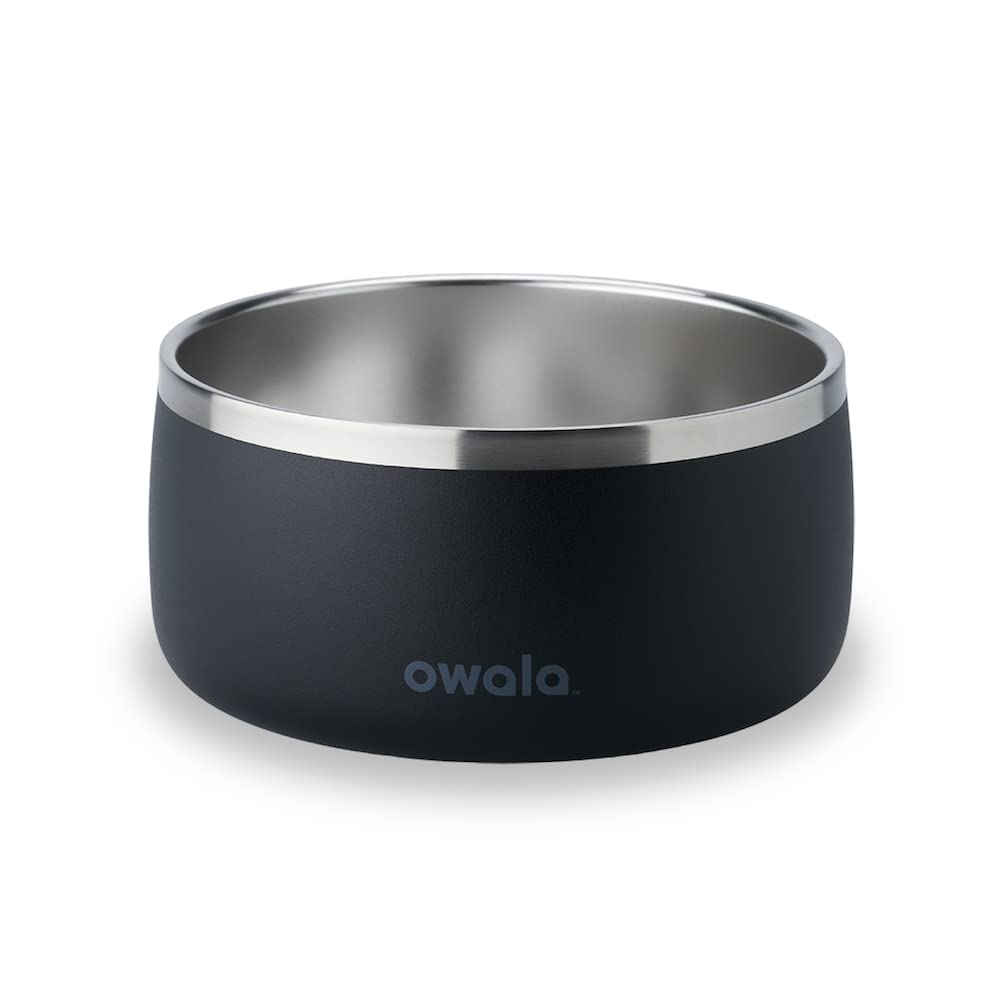 Owala pet bowl with durable stainless steel for long-lasting hydration and easy cleanup.