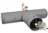 Ownpets Cat Tunnel with large diameter showing roomy passage for big cats