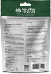Oxbow Critical Care Herbivore: alto en fibra para apoyar la digestión en conejos y cobayas.