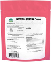 Oxbow Natural Science papaya wafers close-up reveals chewy texture aiding palatability for small pets