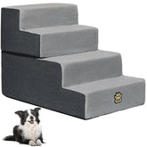 OYLZ Dog Stairs dense sponge assembly: plush support for easy pet climbs to couches.