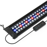 OYO WATER aquarium LED light sunrise preview promotes natural day cycle for healthy fish and plants.