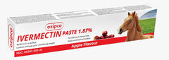 OZIPCO ivermectin horse paste apple flavor syringe for easy administration.