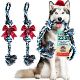 Pacific Pups blue XL rope toy for giant tug sessions with aggressive chewers.