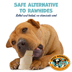 Pack Approved beef cheek rolls natural beef cheeks highlight rawhide-free chew
