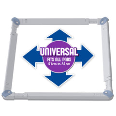 Pad Genius SureGrip pad secured to floor prevents movement during use