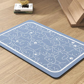 PADOOR Pet Feeding Mat absorbent dog bowl catches spills for a cleaner floor.