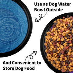 Paercute collapsible bowls travel pack ready for hikes and camping.