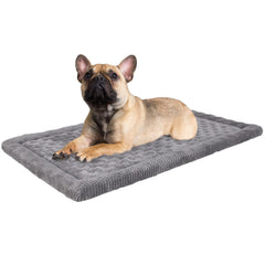 PAGGED dog crate pad gray memory foam inside crate for joint support