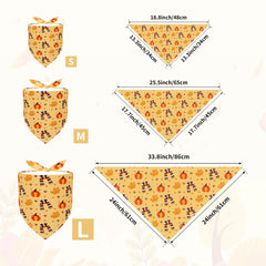 Pai Sence bulk-pack fall bandanas includes 30 pieces for easy seasonal styling.