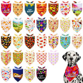 Pai Sence fall dog bandana 33x24 inch XL edge fits large dogs comfortably.