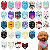 Pai Sence Fathers Day dog bandanas pack front view for easy gifting and styling