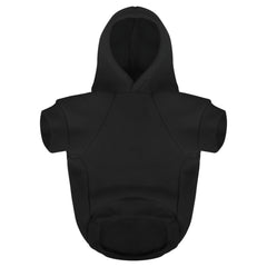 Paiaite Chihuahua Hoodie shows leash-hole feature for easy, hands-free strolling.