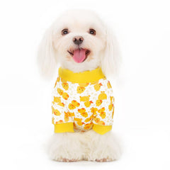 Paiaite Dog Pajamas Onesie back view highlighting full-body coverage