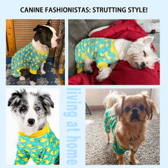 Paiaite dog pajamas stretchy fabric close-up, emphasizes flexibility and all-night comfort.