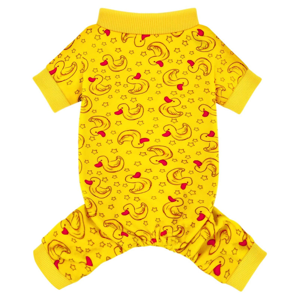 Paiaite dog pajamas onesie shows universal fit for small to large dogs, boosting comfort during bedtime.