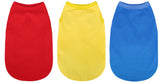 Paiaite dog shirts showing soft cotton fabric for breathable comfort.