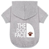 Paiaite gray Chihuahua dog hoodie front view keeps tiny dogs warm and stylish