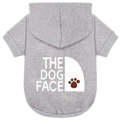 Paiaite gray Chihuahua dog hoodie front view keeps tiny dogs warm and stylish
