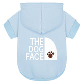 Paiaite light blue Chihuahua dog hoodie front view for warmth and style