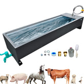 Paiaojia automatic livestock water trough exterior in stainless steel for all-weather farm use