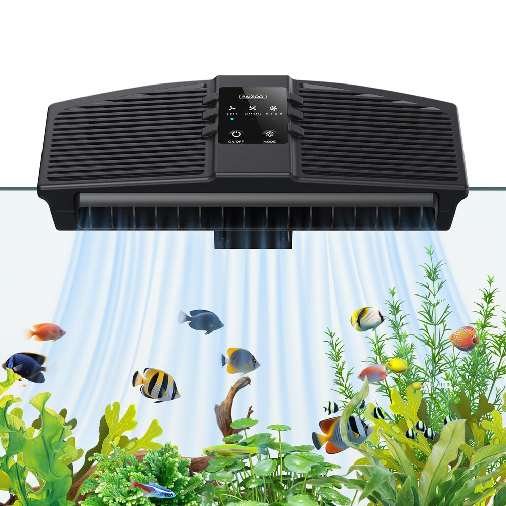 PAIZOO dual motor cooling fan delivering strong tank cooling
