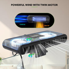 PAIZOO aquarium chiller fan on mode switching for quiet nights or quick cooling