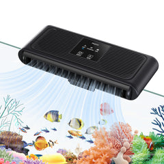 PAIZOO aquarium chiller fan front view for compact tank cooling