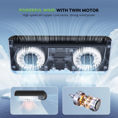 PAIZOO aquarium chiller fan three-speed modes including quiet setting