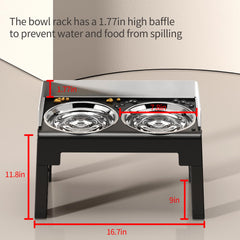 PAKEWAY XL slow-feed stainless bowls for larger appetites