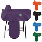 Paloura Western Saddle Cover dust-on-surface close-up showcasing protection and durability.