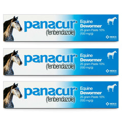 Panacur horse paste 10% bottle with 100 mg dose for easy administration